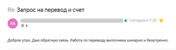 Скриншот отзыва Трансвертум