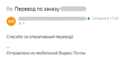 Скриншот отзыва Трансвертум